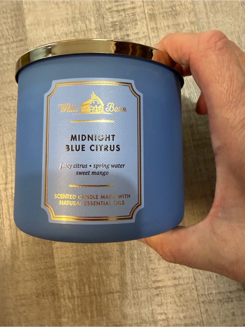 White Barn Bath & Body Works 3-Wick Candle Bundle Island Margarita Citrus Merlot - Picture 9 of 11